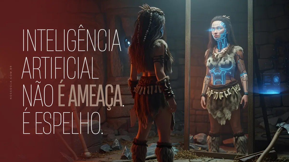 Inteligência artificial não é ameaça. É espelho.