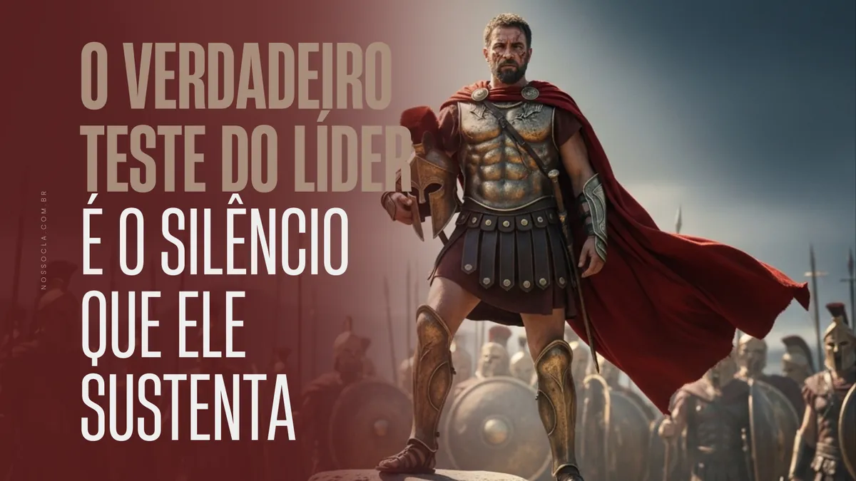 O verdadeiro teste do líder é o silêncio que ele sustenta